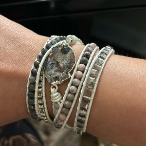 New! Boho 5 layer bracelet